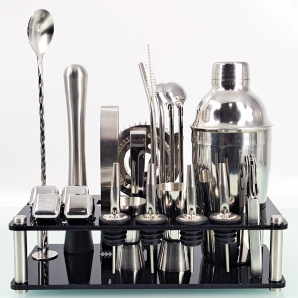 Japanese Style Cocktail Bar Kit – Stainless Steel Shaker and Bartender Set - Image 5